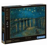 Puzzle La Nuit étoilée sur le Rhône de Van Gogh 1000 pièces