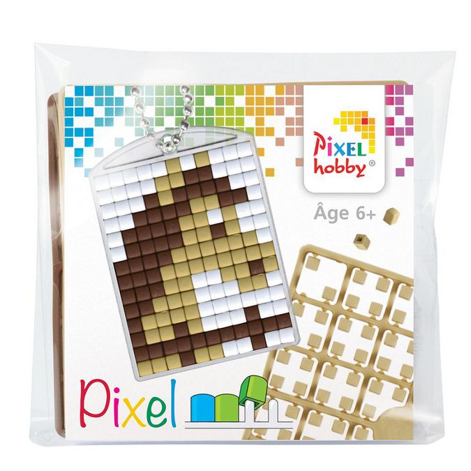 Kit créatif Pixel porte-clé 4 x 3 cm - Cheval