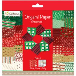 Papier Origami 20 x 20 cm 60 pcs Christmas