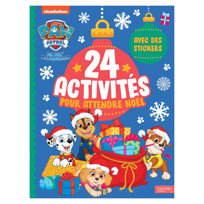 Livre Pat' Patrouille 24 activités pour attendre Noël