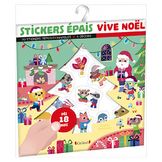 Pochette Stickers épais repositionnables Vive Noël !