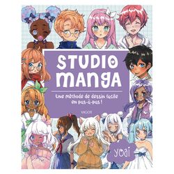 Livre Studio Manga Une méthode de dessin facile pas-à-pas