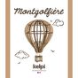 Maquette Montgolfière en bois 24 x 17 cm