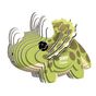 Maquette 3D en carton Triceratops