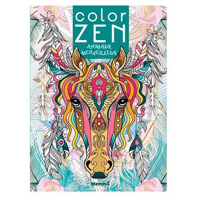 Livre de coloriage Color Zen Animaux merveilleux