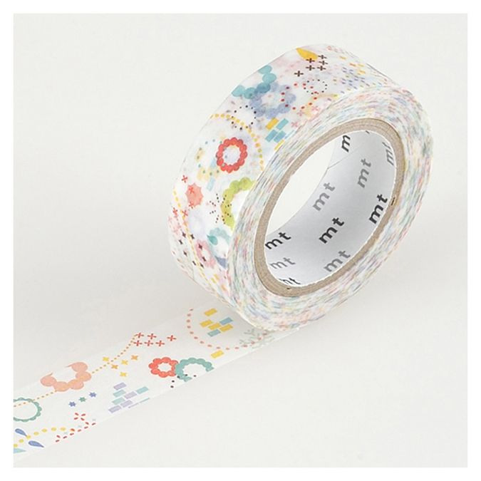 Masking Tape 7 m x 15 mm Colorful Pop