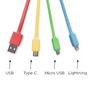 Câble de Recharge Multiple Porte-clés Rainbow