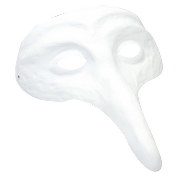 Masque Vénitien Adulte 19.2 x 7 cm Long nez