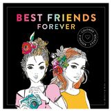 Livre de coloriage Black Coloriage Best Friends Forever