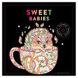 Livre de coloriage Black Coloriage Sweet Babies
