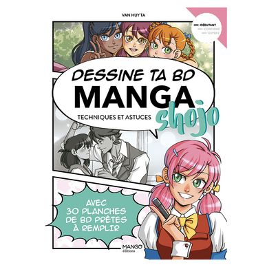 Livre Dessine ta BD Manga Shojo