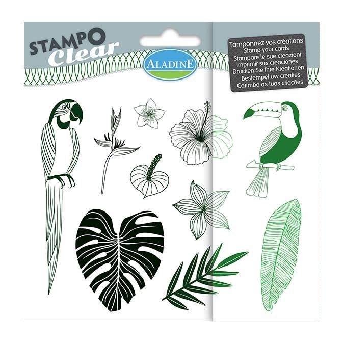 Tampon Stampo Clear Jungle 10 pcs