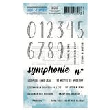 Tampon transparent A6 10 x 15 cm Symphonie 23 pcs