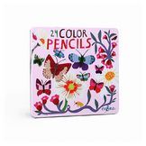 Crayons De Couleurs Papillons Boîte de 24