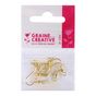 Boucles d'oreille pendantes dorées à customiser 6 pcs