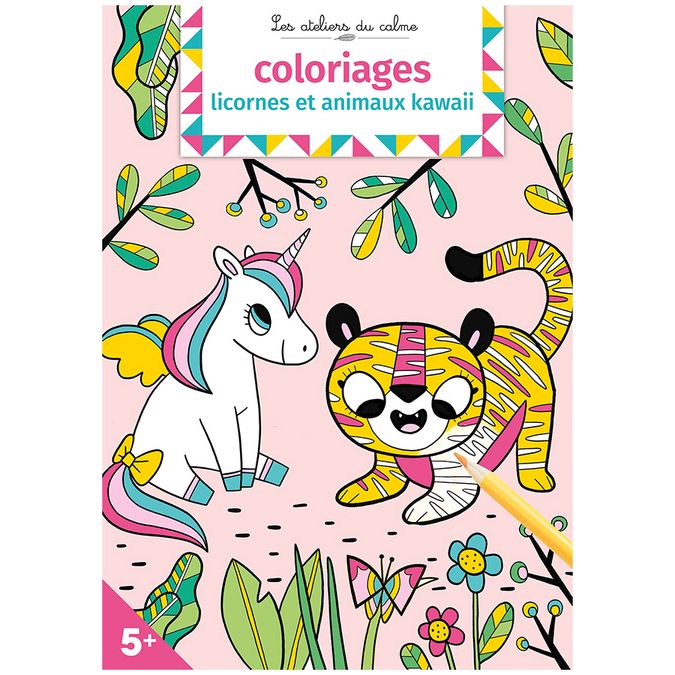 Coloriages Animaux kawaii - 5+