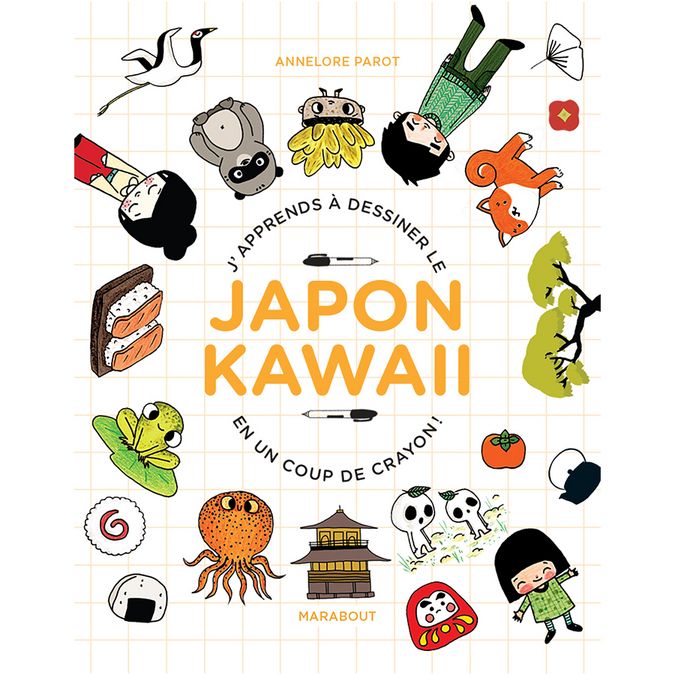 Livre J'apprend à dessiner le Japon Kawaii