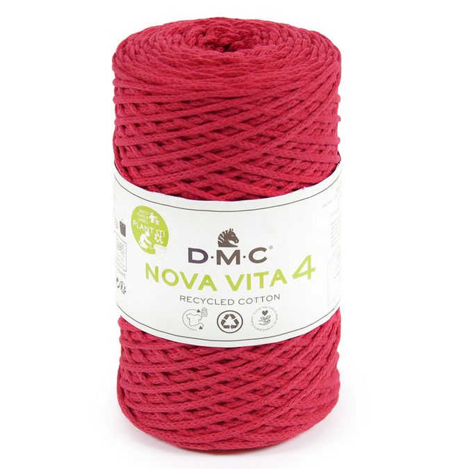 Fil tricot et crochet Nova Vita 4 105 Fire Orange