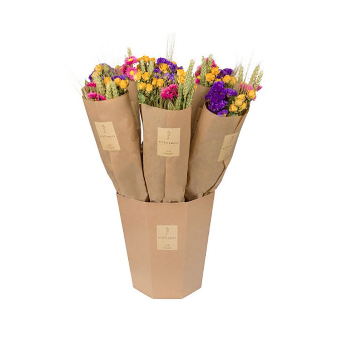 Bouquet de fleurs séchées Market More 50 cm - Panaché