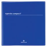 Agenda semainier 2023-2024 16.5 x 16.5 cm Boréal Bleu