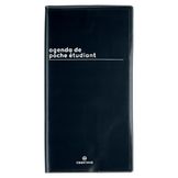 Agenda semainier 2023-2024 9,5 x 18 cm Boréal Noir