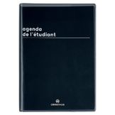 Agenda scolaire 2023-2024 journalier 12,5 x 17.5 cm Boréal Noir