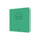 Agenda semainier 2023-2024 16.5 x 16.5 cm Camelia Vert