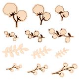Mini Silhouettes en bois 24 pcs Fleurs
