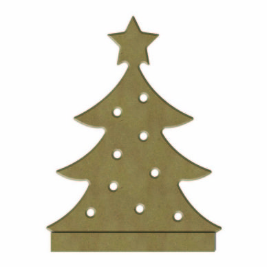 Porte-Bougie Sapin de Noël 6 mm x 12 cm