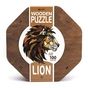 Puzzle en bois 100 pcs ø 20 cm Lion