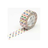 Masking Tape Kids Pois Multicolores 15 mm x 7 m