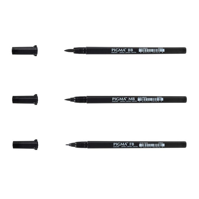 Feutre Pigma Brush Pen Noir 0,15 mm