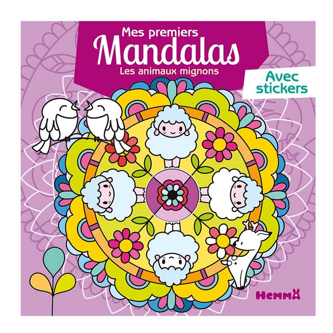 Mes premiers mandalas - Les animaux mignons - Dès 4 ans