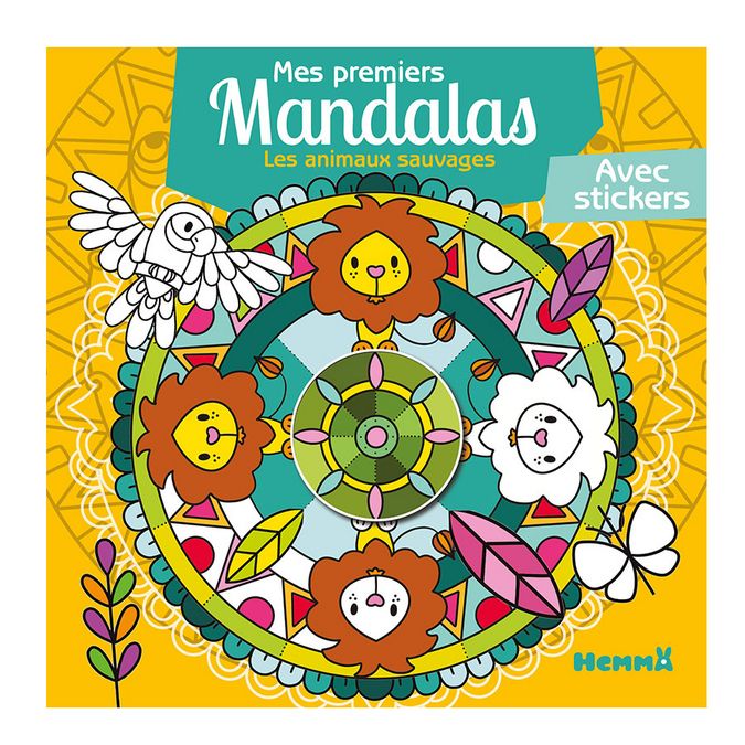 Mes premiers Mandalas - Les animaux sauvages - Dès 4 ans