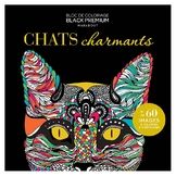 Bloc de coloriage Black Premium Chats charmants