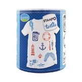 Tampon Stampo Textile 13 pcs Thème marin