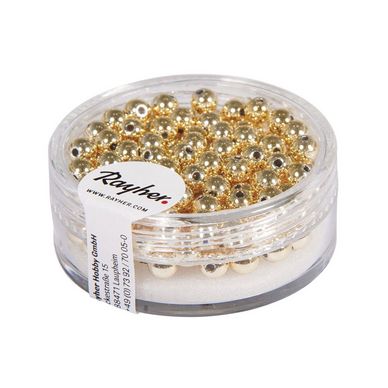 Perles en plastique 4 mm Doré