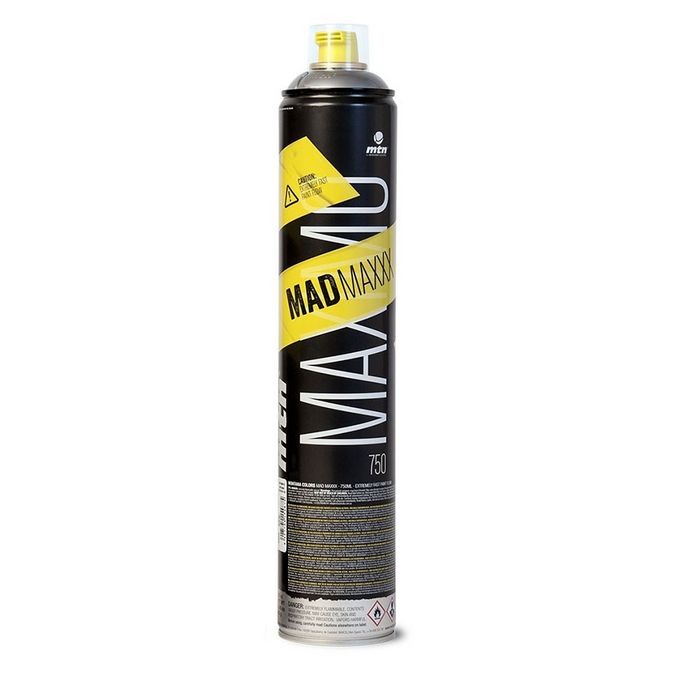 Peinture en spray MTN MAD MAXXX 750 ml Noir 2G Silverkiller