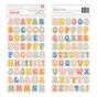 Stickers en mousse Flower Child - Alphabet 110 pcs