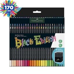 Crayons de couleur Black Édition 50 pcs