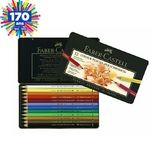Boîte métal de 12 crayons de couleurs Polychromos