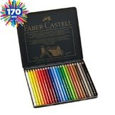 Boîte métal de 24 crayons de couleurs Polychromos