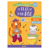 Album de Coloriages Le bloc de mon âge : Jouons ensemble !