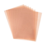 Feuilles thermo-rétractable Rose or 8 pcs