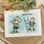 Tampons Cling 10 x 15 cm Oursons pirates 2 pcs