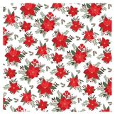 Papier imprimé 30,5 x 30,5 cm Christmas Time - Festive Floral