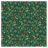 Papier imprimé 30,5 x 30,5 cm Joyful Christmas Flora - Stems
