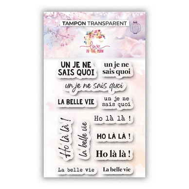 Tampons transparents French touch ! 12 pcs