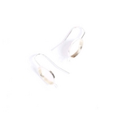 Boucles d'oreilles Pour Cabochon Ovale 8 x 10 mm Argenté 925 - 2 pcs