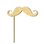 Accessoire en bois médium pour Photobooth Moustache gentleman #2 - 18,5 x 5 cm